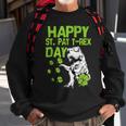 Happy St PatRex Day Saint Shenanigan Clover Irishman Sweatshirt Gifts for Old Men