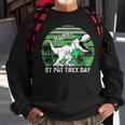 Happy St PatRex Day Shamrock Dinosaur St Patricks Day Sweatshirt Gifts for Old Men