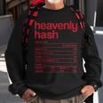 Heavenly Hash Nutrition Facts Funny Thanksgiving Christmas Men Women Sweatshirt Graphic Print Unisex Gifts for Old Men