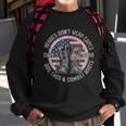 Heroes Dont Wear Capes They Wear Dog Tags & Combat Boots V2 Sweatshirt Gifts for Old Men
