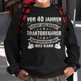 Herren 40. Geburtstag Traktor Sweatshirt, Landwirt & Treckerfahrer Motiv Geschenke für alte Männer