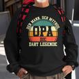 Herren Dart Opa Großvater Dartsspieler Darts Sweatshirt Geschenke für alte Männer