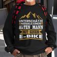 Herren Herren E-Bike Fahrrad E Bike Elektrofahrrad Spruch Sweatshirt Geschenke für alte Männer