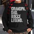 Herren Grandpa Dad Bocce Legend Opa Papa Boccia Legende Sweatshirt Geschenke für alte Männer
