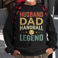 Herren Handball Legende & Vater Retro Sweatshirt, Perfekt für Spieler Geschenke für alte Männer