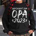 Herren Ich Werde Opa 2023 Schwangerschaft Verkünden Sweatshirt Geschenke für alte Männer