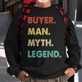 Herren Käufer Mann Mythos Legende Sweatshirt Geschenke für alte Männer
