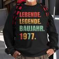 Herren Lebende Legende Baujahr 1977 Geschenk Geburtstag Sweatshirt Geschenke für alte Männer
