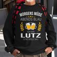 Herren Lutz Name Geschenk-Idee Geburtstag Lustiger Spruch Sweatshirt Geschenke für alte Männer