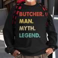 Herren Metzger Mann Mythos Legende Sweatshirt Geschenke für alte Männer