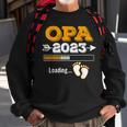 Herren Opa 2023 Loading Sweatshirt, Werdender Opa Nachwuchs Lustig Geschenke für alte Männer