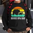 Herren Opa Bär Bonus Opa Bär Sweatshirt Geschenke für alte Männer