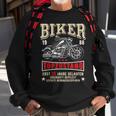 Herren Sweatshirt zum 35. Geburtstag, Motorrad 1988 V2 Design, Lustiges Biker Motiv Geschenke für alte Männer