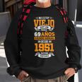 Herren Sweatshirt zum 69. Geburtstag, Papa 2020 Edition auf Spanisch Geschenke für alte Männer