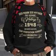 Herren Vintage Der Mann Mythos Die Legende 1948 75 Geburtstag Sweatshirt Geschenke für alte Männer