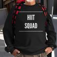Hiit Squad Novelty Gym Workout Gift Sweatshirt Gifts for Old Men