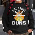 Hot Cross Buns Recorder Womens Pattern For Dad Vintage Sweatshirt Gifts for Old Men