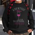 Humorvolles Sweatshirt für Weintrinker - Ein Tag ohne Wein in Schwarz Geschenke für alte Männer