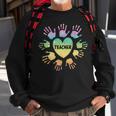 I Teach Love Bravery Equality Strength Kindnesss Sweatshirt Gifts for Old Men