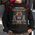 I Would Rather Stand With God Knight Templar Lion Christian Sweatshirt Gifts for Old Men