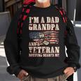 Im A Dad Grandpa And A Veteran Nothing Scares Me Sweatshirt Gifts for Old Men