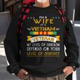 Im A Wife Of A Vietnam Veteran Gift Men Women Sweatshirt Graphic Print Unisex Gifts for Old Men