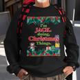 Im Jack Doing Christmas Things Funny Christmas Sweatshirt Gifts for Old Men