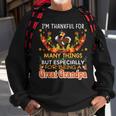 Im Thankful For Many Things But Being A Great Grandpa Sweatshirt Gifts for Old Men