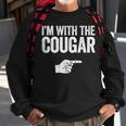 Im With The Cougar Matching Cougar Sweatshirt Gifts for Old Men