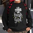Irish Girl St Patricks Day Girls Shamrock Sweatshirt Gifts for Old Men