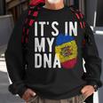 Its In My Dna Moldawien Flagge Fingerabdruck Sweatshirt Geschenke für alte Männer