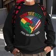 Junenth Free Ish Since 1865 Raised Fist Slavery Freedom Sweatshirt Gifts for Old Men