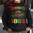 Junenth Is My Independence Day Black King Fathers Day Men Sweatshirt Gifts for Old Men