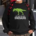 Just A Boy Who Loves Dinosaurs Cute Dinosaur Men Women Sweatshirt Graphic Print Unisex Gifts for Old Men