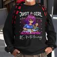 Just A Girl Who Loves Anime Ramen And Sketching Japan Anime Sweatshirt Gifts for Old Men