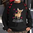 Just A Girl Who Loves Chihuahuas Cute Chihuahua Men Women Sweatshirt Graphic Print Unisex Gifts for Old Men