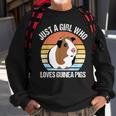 Just A Girl Who Loves Guinea Pigs Vintage Guinea Pig Sweatshirt Gifts for Old Men