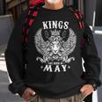 Kings Are Born In MayFunny Birthday Idea Gift For Mens Sweatshirt Gifts for Old Men