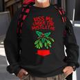 Kiss Me Under The Mistletoe V2 Men Women Sweatshirt Graphic Print Unisex Gifts for Old Men