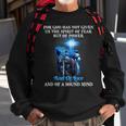 Knight Templar Lion Cross Christian Quote Religious Saying V3 Sweatshirt Gifts for Old Men