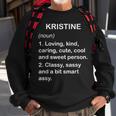 Kristine Definition Personalized Custom Name Loving Kind Sweatshirt Gifts for Old Men