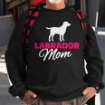 Labrador Mom Sweatshirt mit Hunde-Silhouette, Ideal für Hundefreundinnen Geschenke für alte Männer