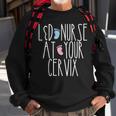 L&D Nurse Catch Babies Cute Labor And Delivery Baby Gifts Men Women Sweatshirt Graphic Print Unisex Gifts for Old Men
