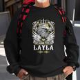 Layla Name- In Case Of Emergency My Blood Sweatshirt Gifts for Old Men