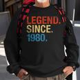 Legend Since 1980 42 Geburtstag Geschenk Legende Seit 1980 Sweatshirt Geschenke für alte Männer