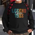 Legend Since 1988 Vintage Typography Sweatshirt Gifts for Old Men