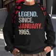 Legende Seit Januar 1965 Jahrgang Geburtstag Sweatshirt Geschenke für alte Männer