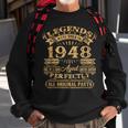 Legenden 1948 Geburtstag Sweatshirt, Geschenk zum 75. für Männer Geschenke für alte Männer