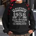 Legenden 1958 Geburtstag Sweatshirt, Einzigartiges Design für 65-Jährigen Geschenke für alte Männer