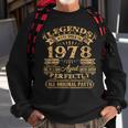 Legenden 1978 Jahrgang, Herren Sweatshirt zum 45. Geburtstag Geschenke für alte Männer
